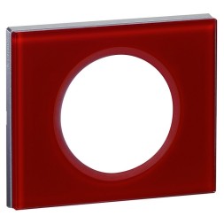 Рамка Legrand Celiane Стекло Смальта кармин 1 пост 069471