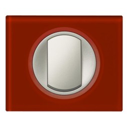 Рамка Legrand Celiane Стекло Смальта кармин 1 пост 069471