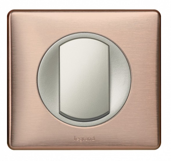 Рамка Legrand Celiane Металлик Медь 1 пост 068991