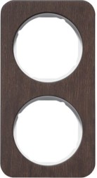 Рамка Berker R.1 Дуб/полярная белизна 2 поста 10122359