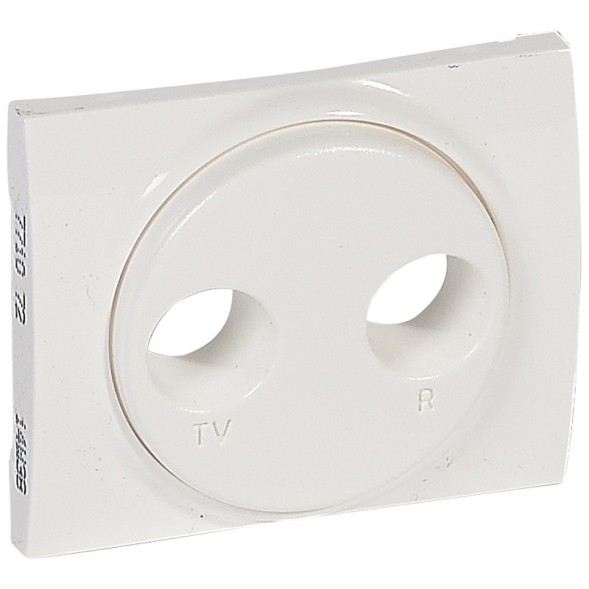 Лицевая панель TV-RD Legrand Galea Life белая 771072
