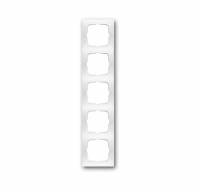 Рамка ABB Spring Альпийский белый 5 постов 2CKA001725A1478 1725-214