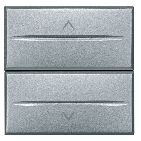 2-х кнопочный переключатель Bticino Axolute 16 А, 1Р 1-0-2 – 2 модуля HC4027/2