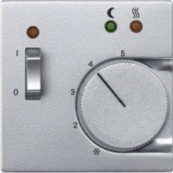 Накладка регулятора теплого пола Jung A серия Алюминий (мех.FTR231U) AFTR231PLAL