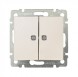 Выключатель Legrand Valena 2-х клавишный с индикацией на каждую клавишу 774113