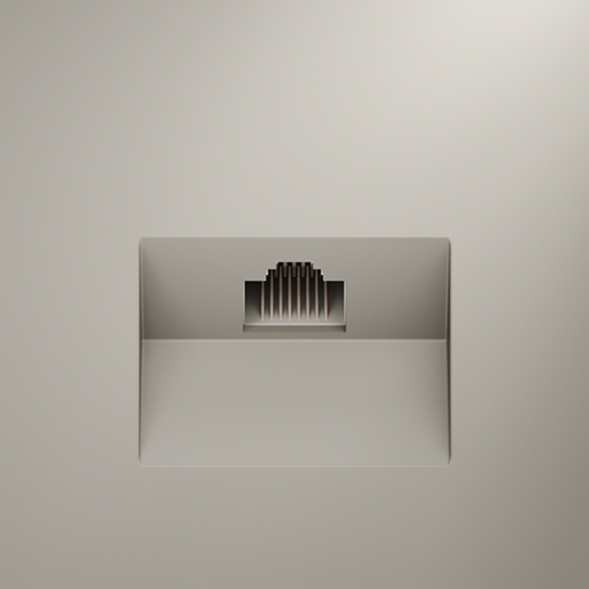 Розетка компьютерная встраиваемая VOLTUM S70 RJ45 кат.6, (кашемир)