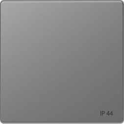 Клавиша Merten D-Life нержавеющая сталь 1-ая, ip 44 MTN3304-6036