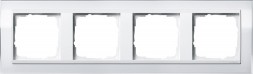 Рамка Gira Event Clear Белый 4 поста 0214723