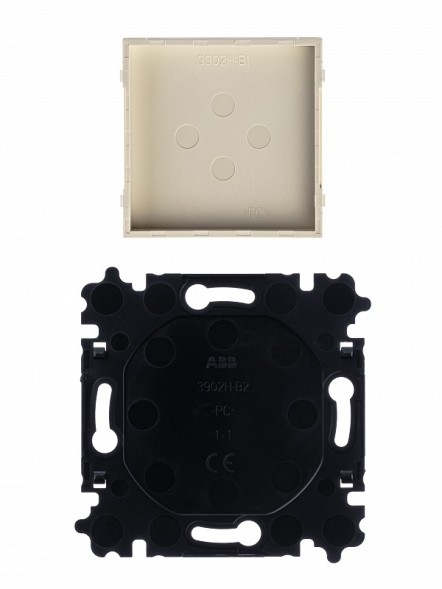 Заглушка ABB Levit слоновая кость 2CHH050001A6017 3902H-A00001 17W