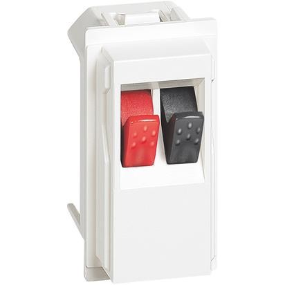 Коннектор динамика Bticino Living Now белый для ДК bian KW4294
