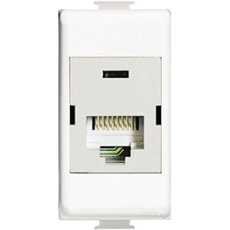 Розетка RJ45 Bticino LivingLight Air Белый STP, cat6, IDC110 N4262C6S