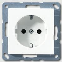 Розетка Jung A серия Белая с заземлением 16А/250В A1520WW