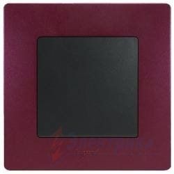 Рамка Legrand Etika Сливовый 1-постовая 672561