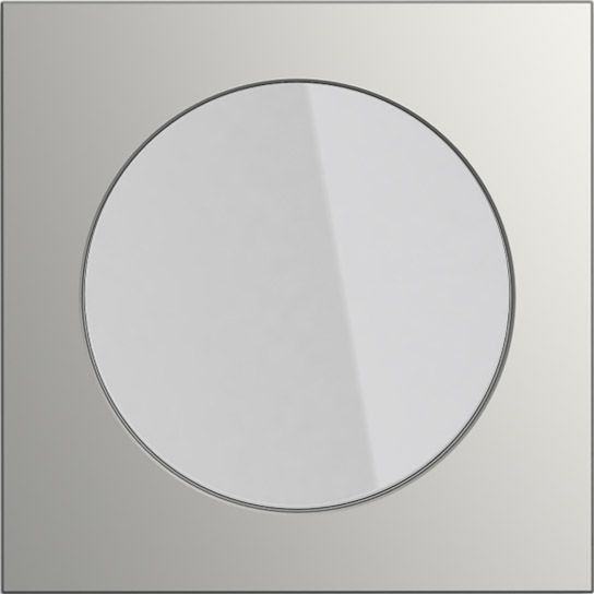 Рамка Berker R.3 Полярная белизна нержавеющая сталь 1 пост 10112214