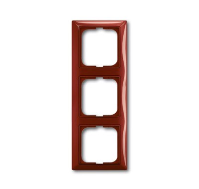 Рамка ABB Basic 55 Foyer-red 3 поста 2CKA001725A1518 2513-97-507