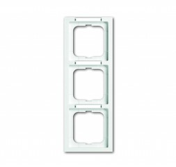 Рамка ABB с полем для надписи и шильдиком Future Альпийский белый 3 поста 2CKA001754A4366 1723-184 NSK