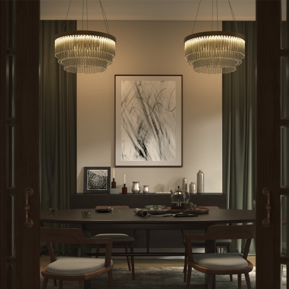 Подвесной светильник Maytoni MOD486PL-L38BSK