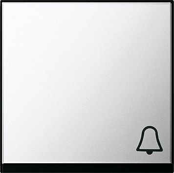 Клавиша Gira Хром с символом &quot;звонок&quot; 0286605