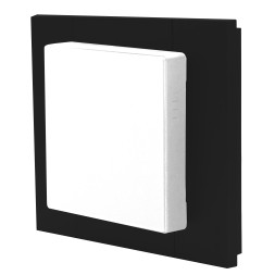 Регулятор теплого пола с модулем WI-FI, TWAW-Белый (ВИД С ЧЕРНОЙ РАМКОЙ)
