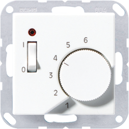 Термостат комнатный Jung A серия Белый 10(4)А TRA231WW