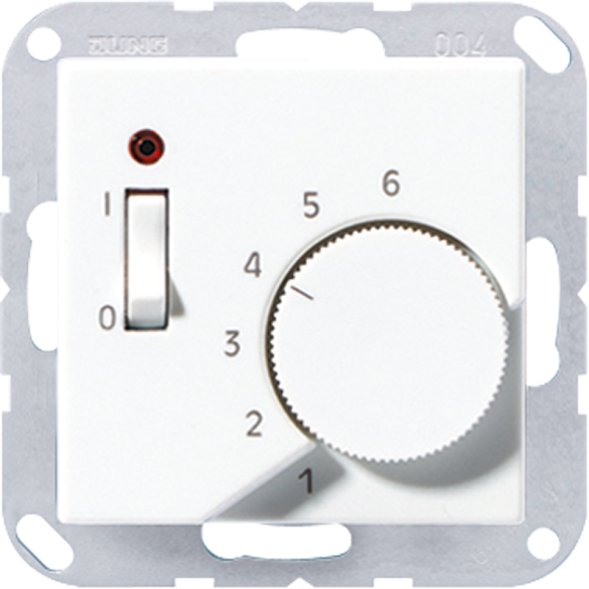 Термостат комнатный Jung A серия Белый 10(4)А TRA231WW