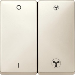 Две клавиши Merten Artec для механизма выкл.вент.бежевый MTN411944