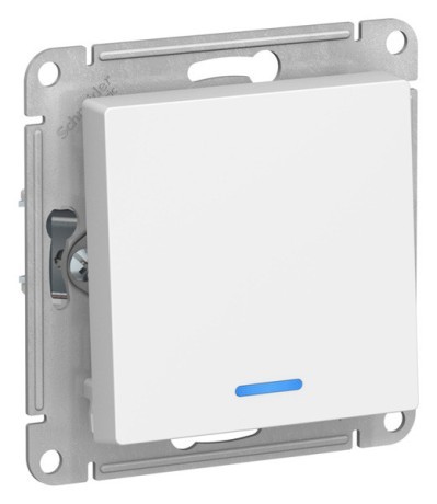 ATN001313 Atlasdesign 1-клавишный ВЫКЛЮЧАТЕЛЬ с подсветкой, сх.1а, 10АХ, механизм, ЛОТОС Schneider Electric