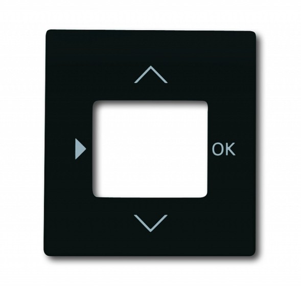 Плата центральная (накладка) ABB Impuls чёрный бархат для таймера 6455 6456 2CKA006430A0382 6435-775