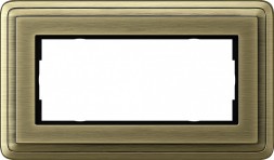 Рамка Gira Classix Бронза 2-постовая 1002621