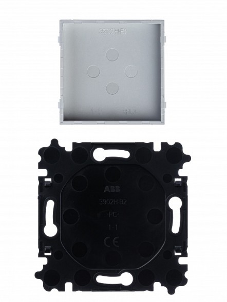 Заглушка ABB Levit серый 2CHH050001A6016 3902H-A00001 16W