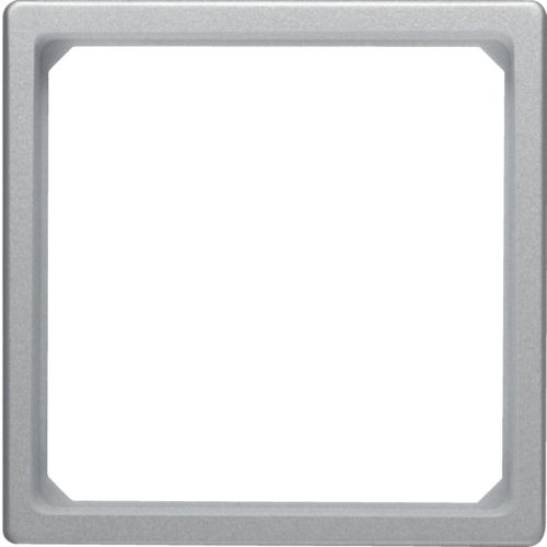 Переходная рамка Berker Q.1 алюминиевый с эффектом бархата, Berker для центральной панели 50 x 50 мм 11096074
