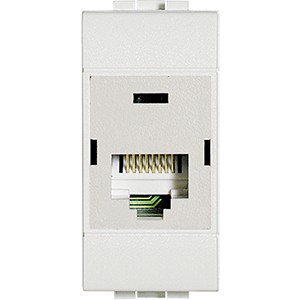 Розетка RJ45 Bticino LivingLight Air Белый UTP, cat6, IDC110 N4262C6