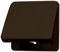 Розетка Jung CD серия коричневая с заземлением с откидной крышкой 16А/250В CD1520BFKLBR