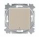 Выключатель ABB Levit кофе макиато / белый одноклавишный с подсветкой 2CHH590146A6018 3559H-A01446 18W