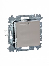 Выключатель ABB Levit кофе макиато / белый одноклавишный с подсветкой 2CHH590146A6018 3559H-A01446 18W