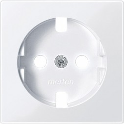 Центральная плата Merten M-серия активный белый для механизма розетки SCHUKO б/ус.защиты MTN2331-0325