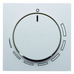 Центральная панель Berker R.1 полярная белизна, с блеском с регулирующей кнопкой для регулятора числа оборотов 11378929