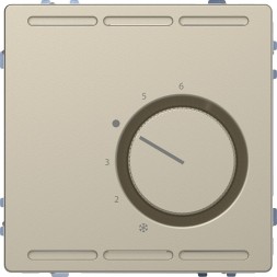 Терморегулятор Merten D-Life сахара с центр. пл. с перекл. конт.230В, MTN5762-6033