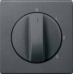 Центральная плата Merten M-серия антрацит для 3-ступенчатого поворотного регулятора частоты вращения MTN437314