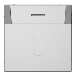 ВЫКЛЮЧАТЕЛЬ карточный 10А, без задержки времени, быстр.клемм., СТАЛЬ Schneider Electric Art Gallery GAL000914S