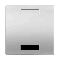 Двухкнопочный Выключатель Schneider Electric Unica Class Top алюминий с led, с ик-приемником MGU5.532.30