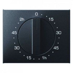 Центральная панель Berker R.1 Berker K.1 антрацит матовый с регулировкой для механических таймеров 16357106