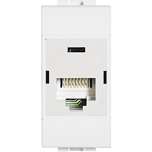 Розетка RJ45 Bticino LivingLight Air Белый UTP кат5E 110 N4262C5E