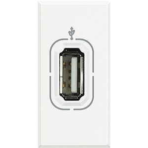 USB разъем Bticino Axolute Белый HD4285