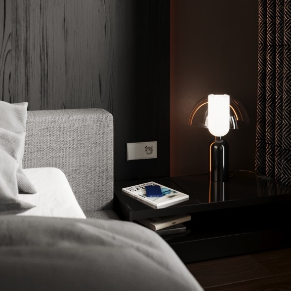 Перекрестный переключатель встраиваемый VOLTUM S70 двухклавишный 10А, (сталь)