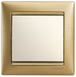 Рамка Legrand Valena Золото матовое 1 пост 770301