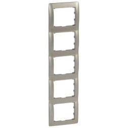 Рамка Legrand Galea Life Титан 5 постов вертикальная 771409