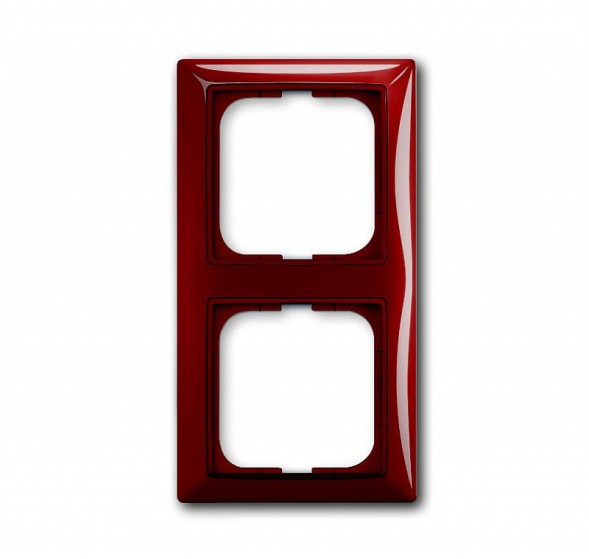 Рамка ABB Basic 55 Foyer-red 2 поста 2CKA001725A1517 2512-97-507
