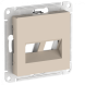 НАКЛАДКА двойная для информационных функций типа Keystone, ПЕСОЧНЫЙ Schneider Electric Art Gallery GAL001290