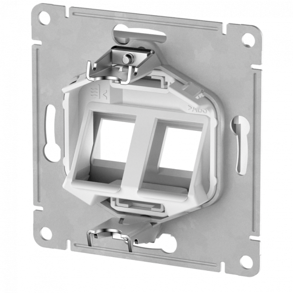 НАКЛАДКА двойная для информационных функций типа Keystone, ПЕСОЧНЫЙ Schneider Electric Art Gallery GAL001290